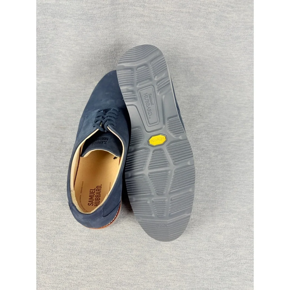 Samuel Hubbard Special Edition Oxfords Mens 10 MNavy Blue Leather Shoes